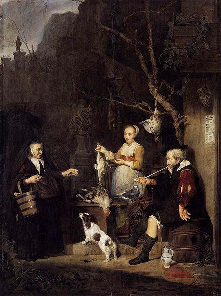Gabriel Metsu The Poultry Woman Norge oil painting art